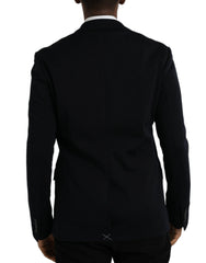 Dolce & Gabbana Black Wool Single Breasted Coat Blazer -   -  Dolce & Gabbana.