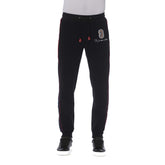 Trussardi Black Cotton Men's Sports Pant -   -  Trussardi.