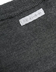 Dolce & Gabbana Dark Gray Wool Crew Neck Pullover Sweater -   -  Dolce & Gabbana.