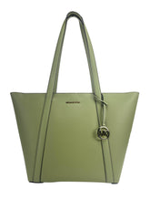 Michael Kors Large Pratt Shoulder Zip Tote Bag Light Sage -  Luxury Shopper Bag for Women -  Michael Kors.