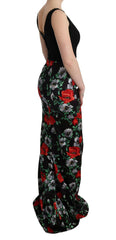 Dolce & Gabbana Multicolor Floral Print Stretch Sheath Long Dress -   -  Dolce & Gabbana.