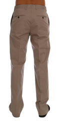 Dolce & Gabbana Beige Cotton Stretch Chinos Pants -   -  Dolce & Gabbana.