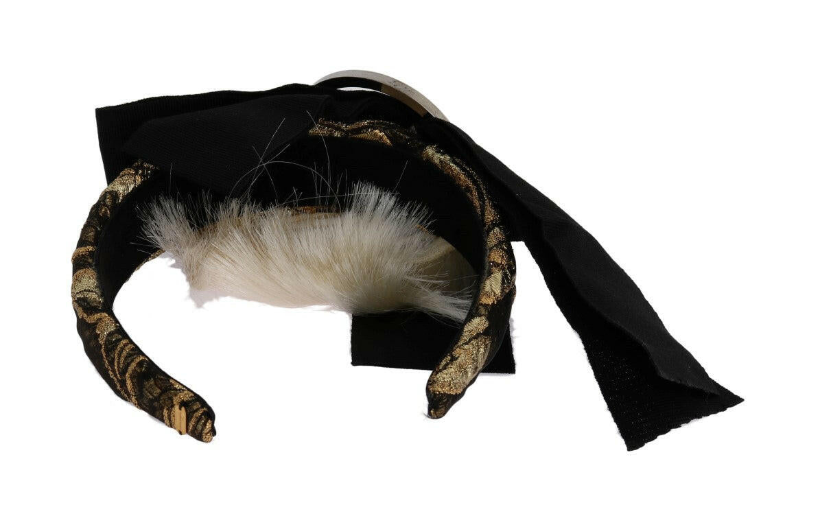 Dolce & Gabbana Black Crystal White Diadem Headband -   -  Dolce & Gabbana. Dolce & Gabbana Black Crystal White Diadem Headband -   -  Dolce & Gabbana.