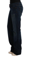 Costume National Blue Cotton Regular Fit Denim Jeans -   -  Costume National.