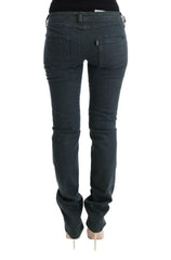 Costume National Gray Cotton Superslim Denim Jeans -   -  Costume National.