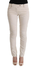 Ermanno Scervino White Slim Fit Casual Jeans -   -  Ermanno Scervino.
