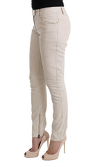 Ermanno Scervino White Slim Fit Casual Jeans -   -  Ermanno Scervino.