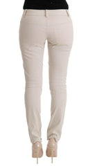 Ermanno Scervino White Slim Fit Casual Jeans -   -  Ermanno Scervino.