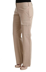 Ermanno Scervino Beige Cotton Wool Regular Fit Pants -   -  Ermanno Scervino.