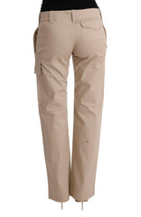 Ermanno Scervino Beige Cotton Wool Regular Fit Pants -   -  Ermanno Scervino.