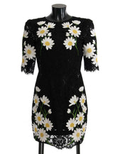 Dolce & Gabbana Black Floral Lace Chamomile Sicily Dress -   -  Dolce & Gabbana.