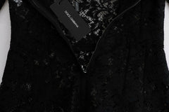 Dolce & Gabbana Black Floral Lace Chamomile Sicily Dress -   -  Dolce & Gabbana.