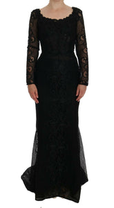 Dolce & Gabbana Black Floral Sheath Dress -   -  Dolce & Gabbana.