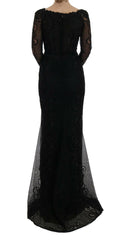 Dolce & Gabbana Black Floral Sheath Dress -   -  Dolce & Gabbana.