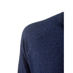 Emilio Romanelli Light Blue Cashmere Men Sweater -   -  Emilio Romanelli.