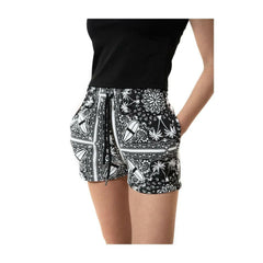 Comme Des Fuckdown Chic Monochrome Palms Cotton Shorts -   -  Comme Des Fuckdown.