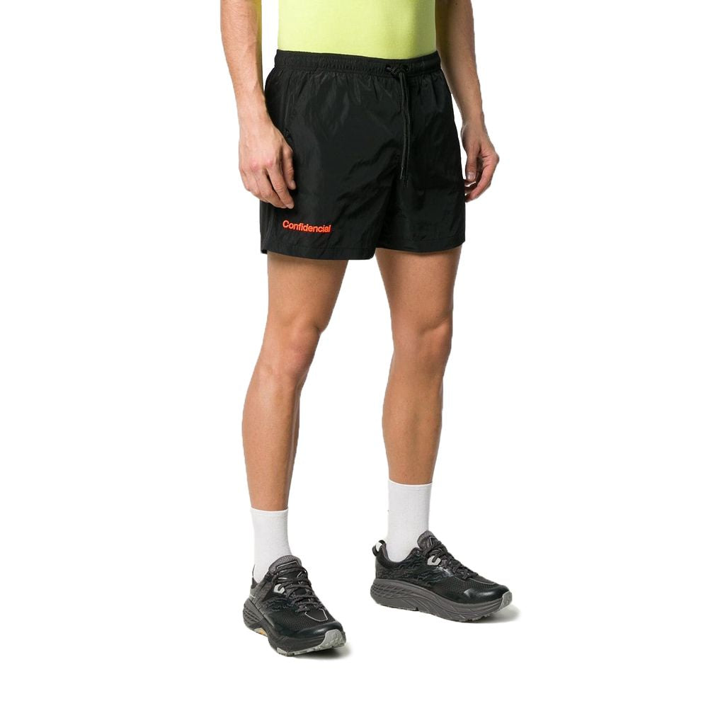 Marcelo Burlon Black Polyamide Men's Swimwear Trunks -   -  Marcelo Burlon.