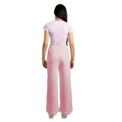 Hinnominate Chic Pink Palazzo Pants with Drawstring -   -  Hinnominate.