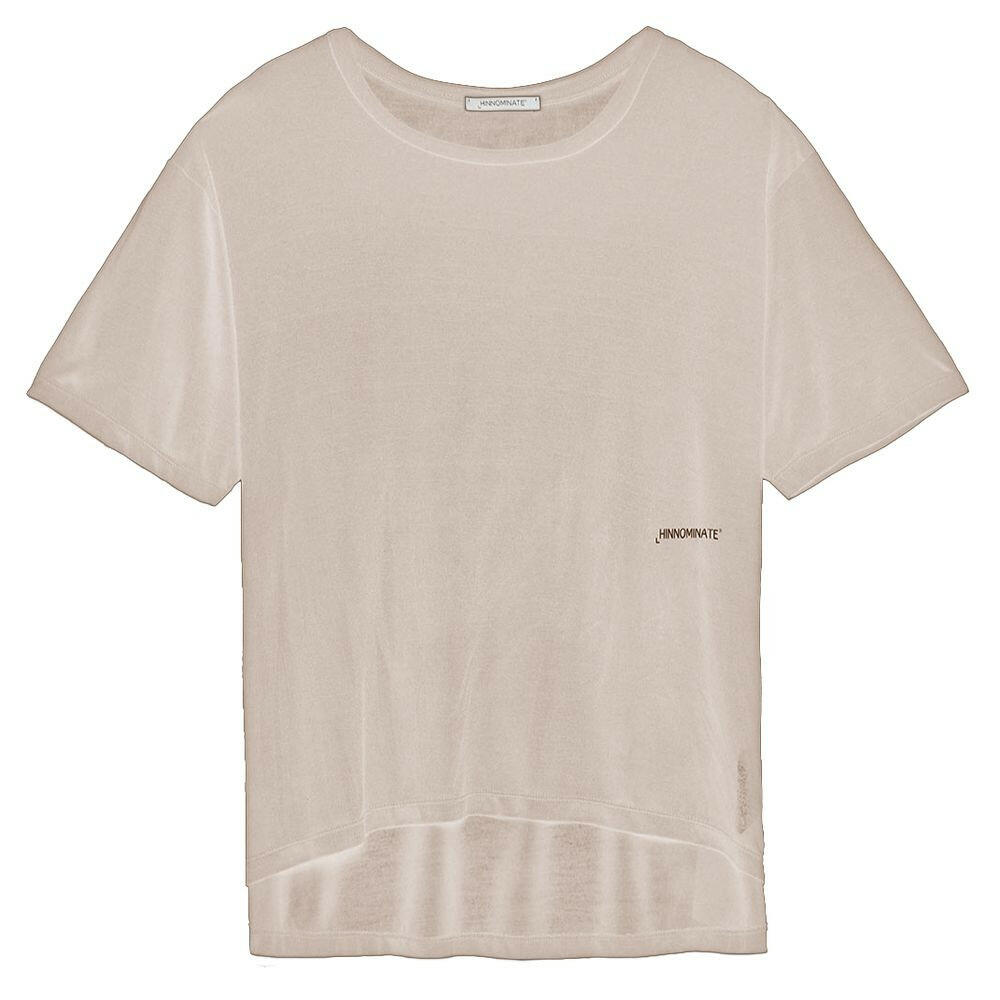 Hinnominate Beige Modal Women T-Shirt -   -  Hinnominate.