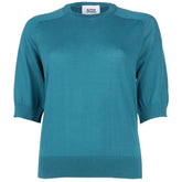 Alpha Studio Green Cotton Sweater -   -  Alpha Studio.