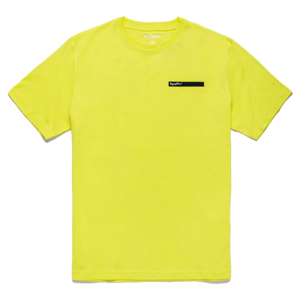 Refrigiwear Embossed Logo Cotton T-Shirt in Yellow -   -  Refrigiwear.