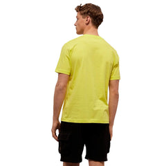Refrigiwear Embossed Logo Cotton T-Shirt in Yellow -   -  Refrigiwear.