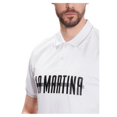 La Martina Elegant Cotton-Blend Polo with Glitter Accent -   -  La Martina.