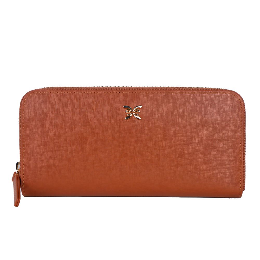 Ungaro Elegant Leather Zippered Wallet -   -  Ungaro.