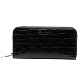 Baldinini Trend Elegant Croco Print Leather Wallet -   -  Baldinini Trend.