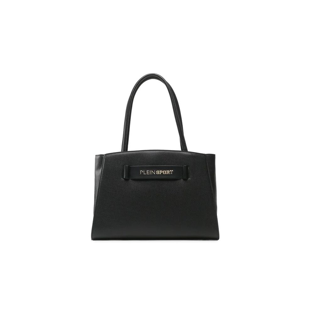 Plein Sport Chic Ebony Tote with Silver Logo Accent -   -  Plein Sport.