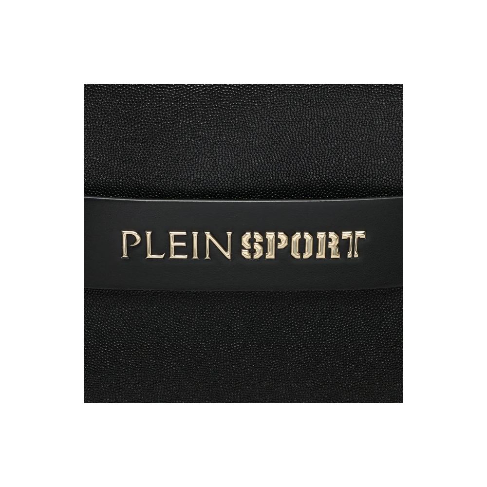 Plein Sport Chic Ebony Tote with Silver Logo Accent -   -  Plein Sport. Plein Sport Chic Ebony Tote with Silver Logo Accent -   -  Plein Sport.