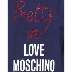 Love Moschino Blue Cotton Women Dress -   -  Love Moschino.
