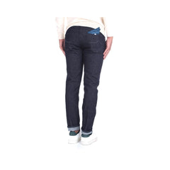 Jacob Cohen Sleek Slim Fit Designer Jeans with Leather Detail -   -  Jacob Cohen.