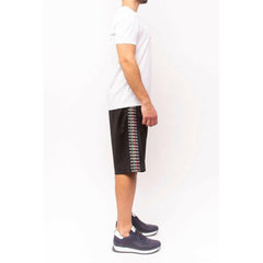 Bikkembergs Sleek Anniversary Striped Bermuda Shorts -   -  Bikkembergs.