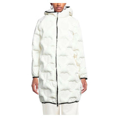 Love Moschino Chic Quilted Heart Long Down Jacket -   -  Love Moschino.