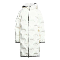 Love Moschino Chic Quilted Heart Long Down Jacket -   -  Love Moschino.
