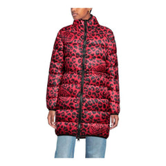 Love Moschino Chic Leopard Print Long Down Jacket -   -  Love Moschino.