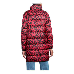 Love Moschino Chic Leopard Print Long Down Jacket -   -  Love Moschino.