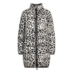 Love Moschino Chic Leopard Print Down Jacket -   -  Love Moschino.