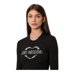 Love Moschino Chic Cotton Blend Logo Dress -   -  Love Moschino.