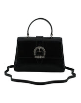 Jimmy Choo Black Leather Top Handle Shoulder Bag -   -  Jimmy Choo.