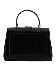 Jimmy Choo Black Leather Top Handle Shoulder Bag -   -  Jimmy Choo.