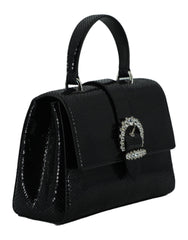 Jimmy Choo Black Leather Top Handle Shoulder Bag -   -  Jimmy Choo.