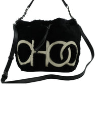 Jimmy Choo Black Leather Top Handle and Shoulder Bag -  Luxury Shoulder Bag for Women -  Jimmy Choo.