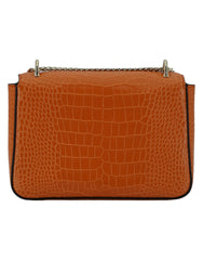 Jimmy Choo Amber Orange Leather Shoulder Bag -  Luxury Shoulder Bag for Women -  Jimmy Choo.