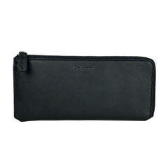 Baldinini Trend Elegant Black Leather Travel Organizer -  Leather Wallet for Men -  Baldinini Trend.