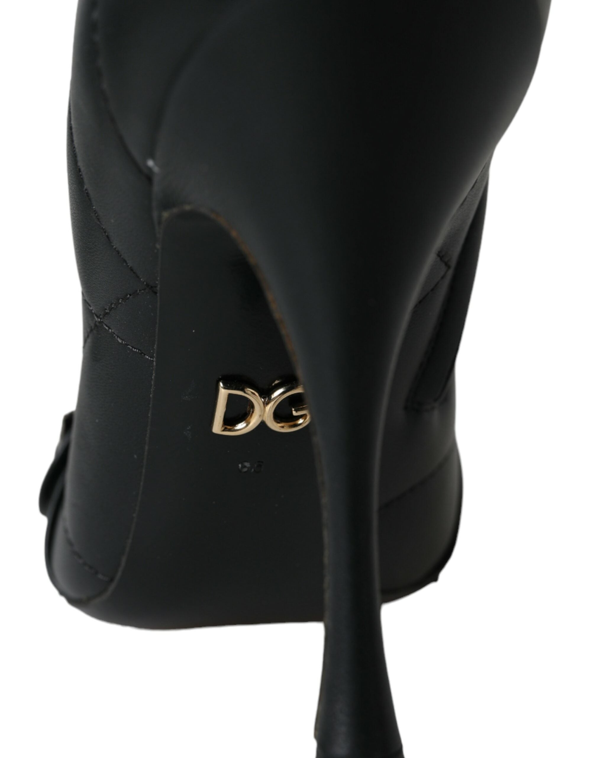 Dolce & Gabbana Black Devotion Quilted Buckled Boots Shoes -   -  Dolce & Gabbana. Dolce & Gabbana Black Devotion Quilted Buckled Boots Shoes -   -  Dolce & Gabbana.