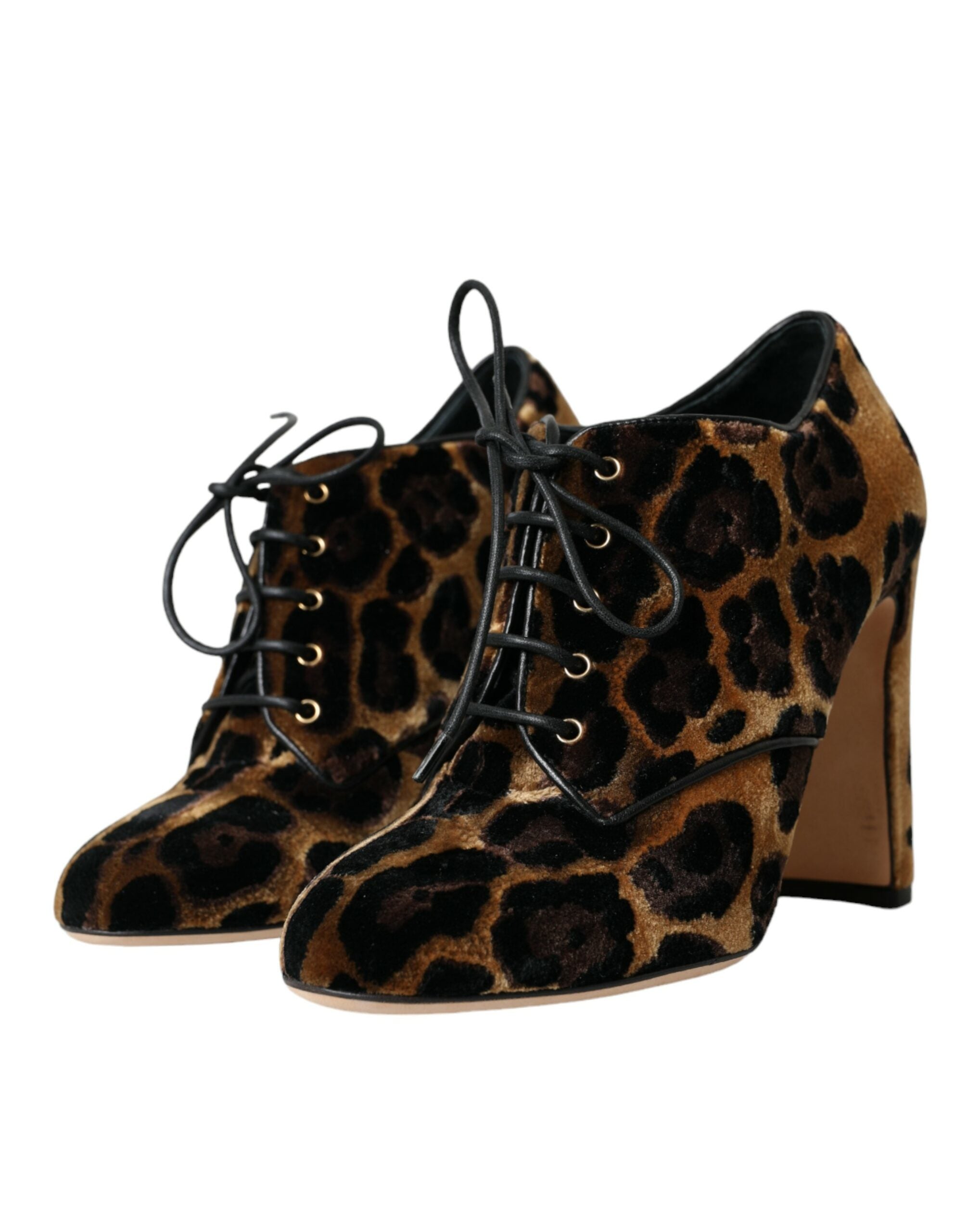 Dolce & Gabbana Brown Leopard Hair Lace Up Booties Shoes -   -  Dolce & Gabbana. Dolce & Gabbana Brown Leopard Hair Lace Up Booties Shoes -   -  Dolce & Gabbana.