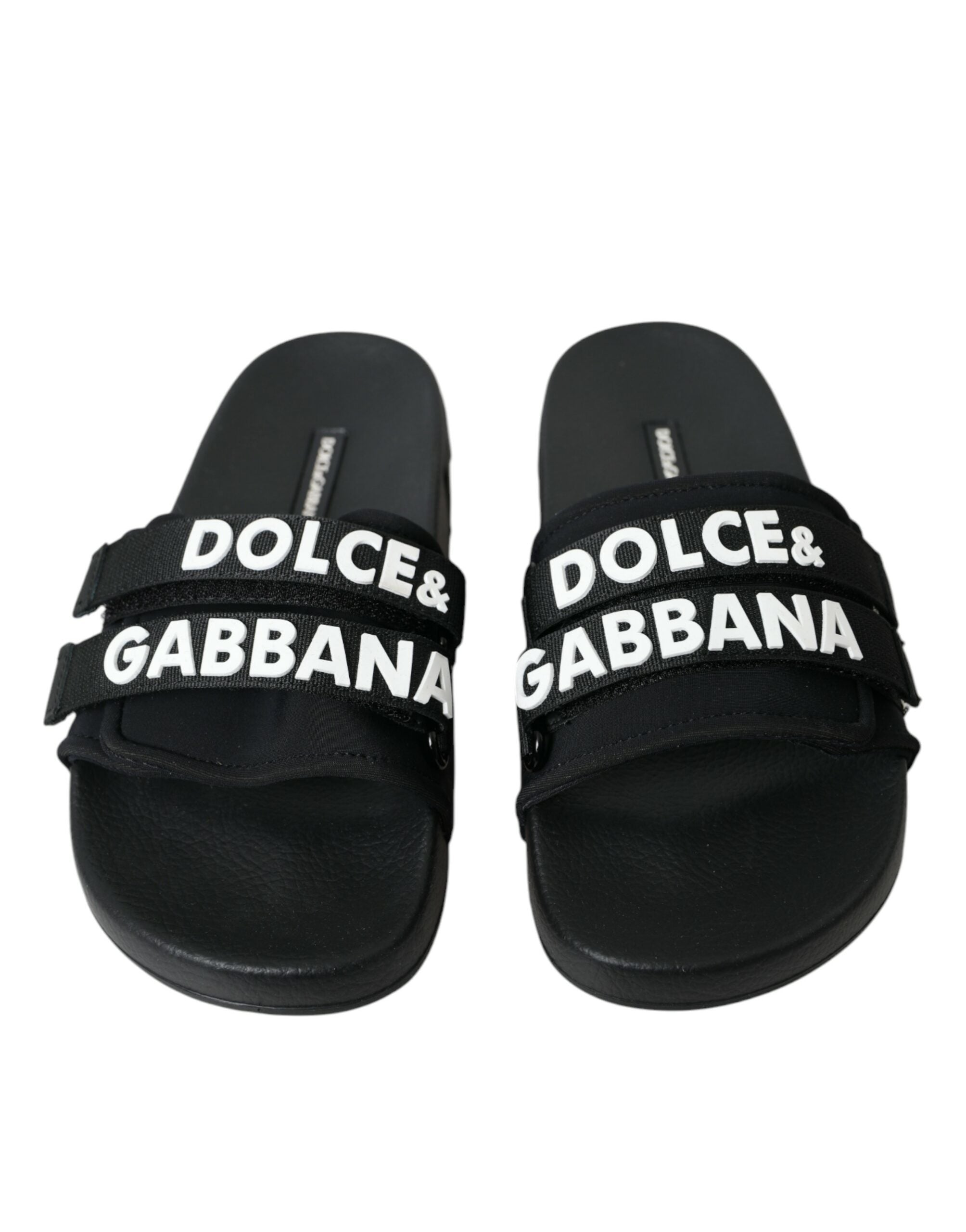 Dolce & Gabbana Black Neoprene Slides Flats Beachwear Shoes -   -  Dolce & Gabbana. Dolce & Gabbana Black Neoprene Slides Flats Beachwear Shoes -   -  Dolce & Gabbana.