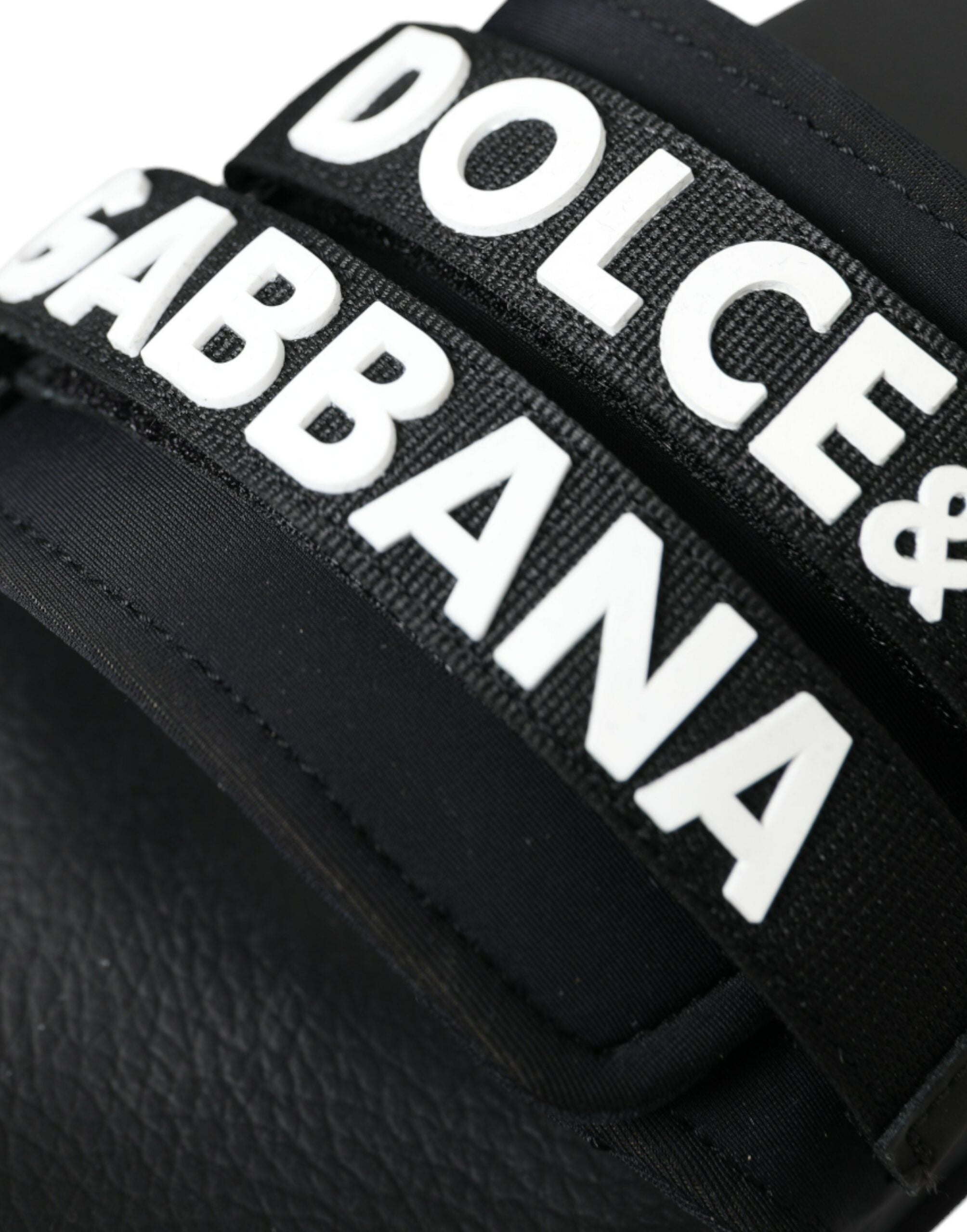 Dolce & Gabbana Black Neoprene Slides Flats Beachwear Shoes -   -  Dolce & Gabbana. Dolce & Gabbana Black Neoprene Slides Flats Beachwear Shoes -   -  Dolce & Gabbana.